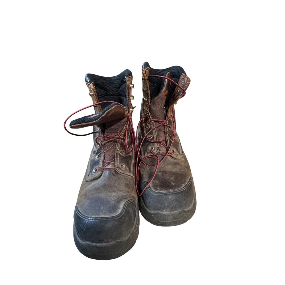 Red Wing 4427 Mens Brown Leather Steel Toe Waterproof Work Boots Size‎ 10.5 D